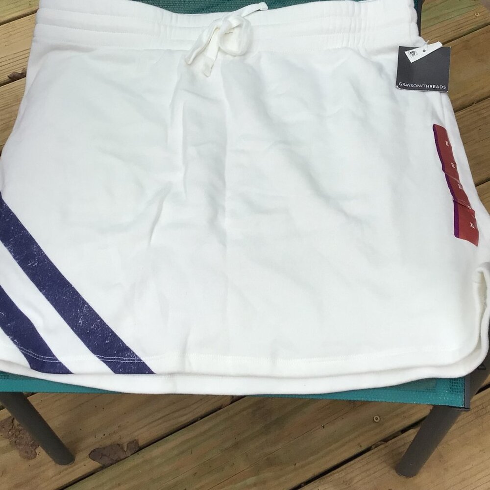 GRAYSON THREADS XL SWEATSHIRT MINI SKIRT NEW WITH TAGS